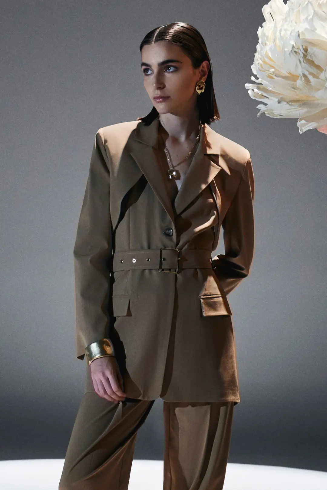 OAK PINE - Camel Ceket Pantolan Takım