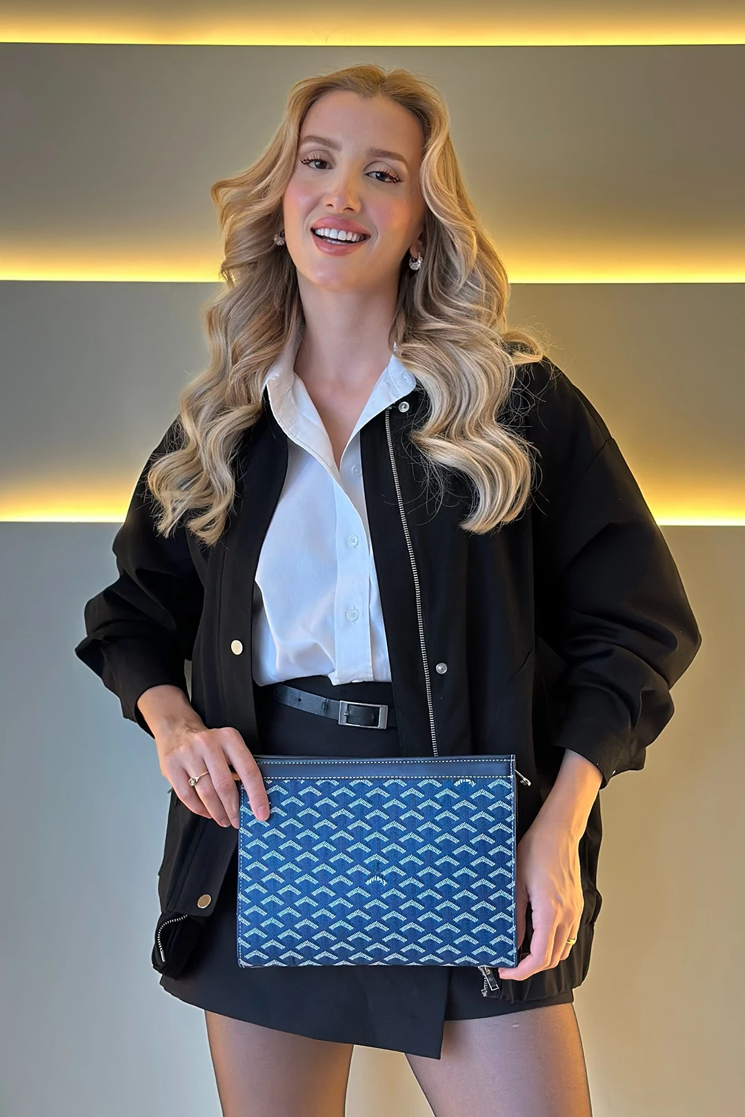 GYRD - Big Clutch Mavi Çanta