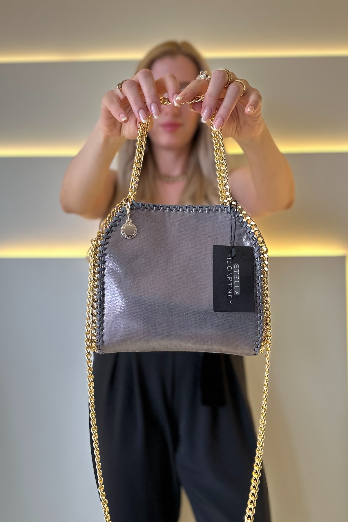 STL CRT - Falabella Gümüş Zincir Askı