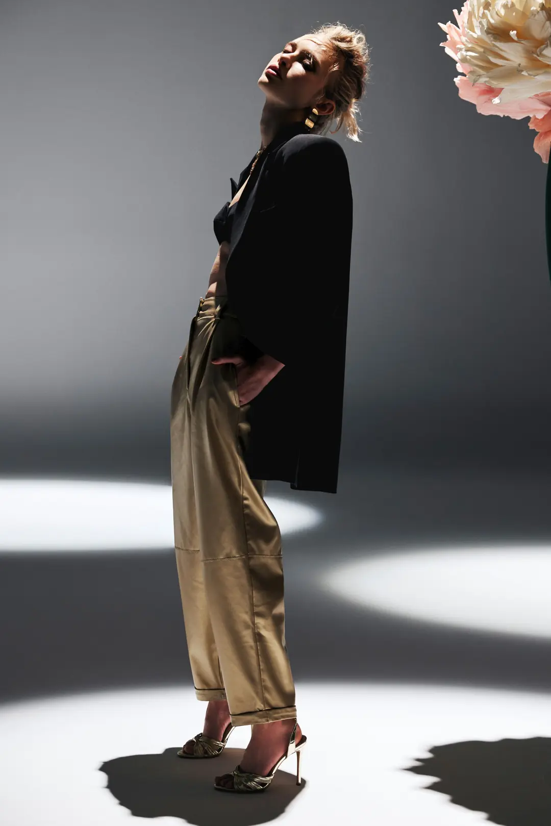 GLARE - Gold Pantolon