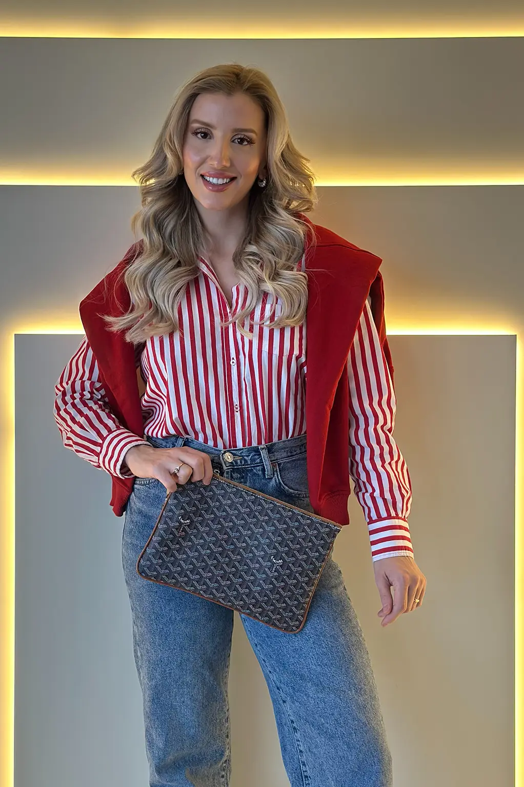 GYRD - Clutch Gri Taba Detay Çanta