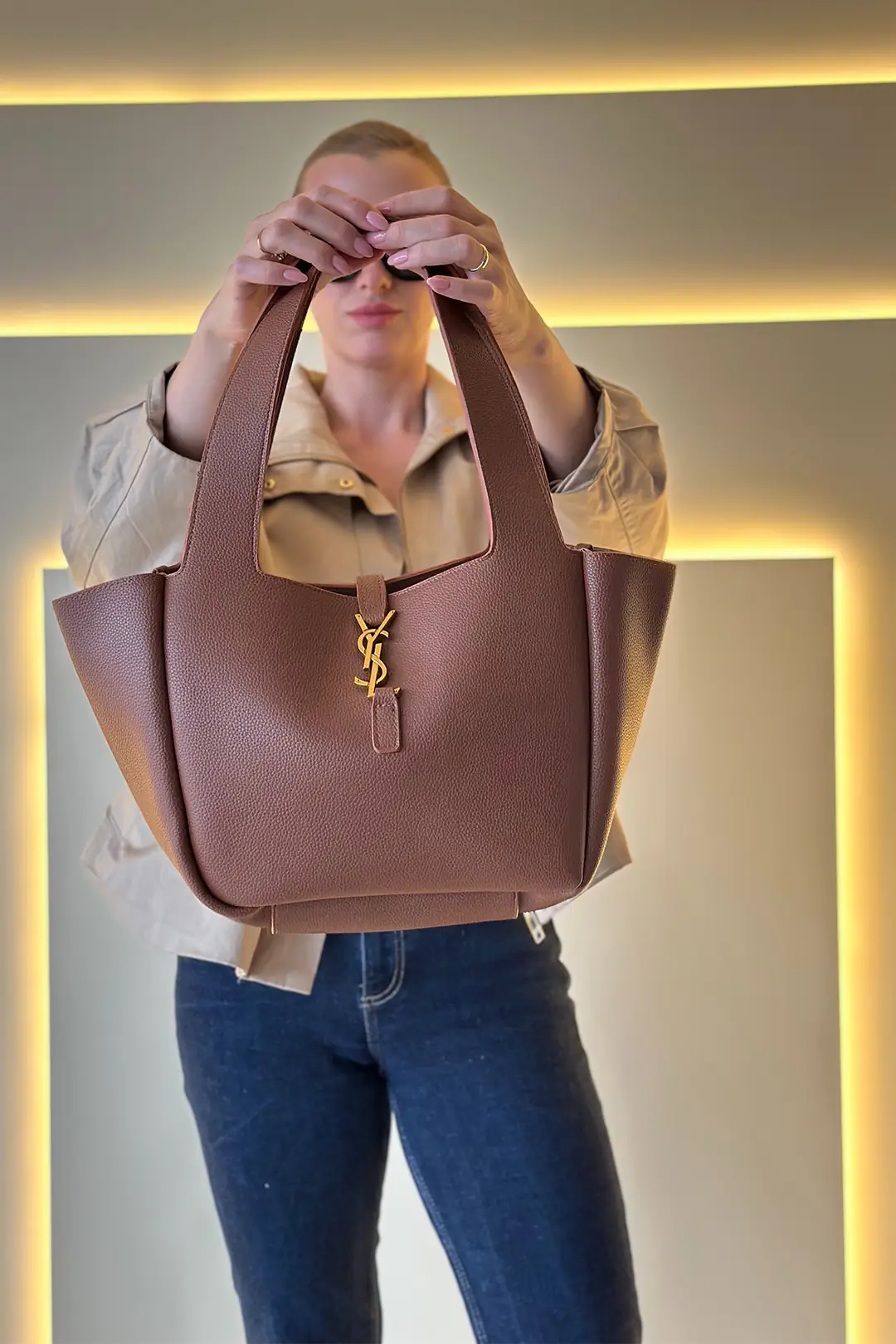 YSL - Le Bea Kahve Çanta