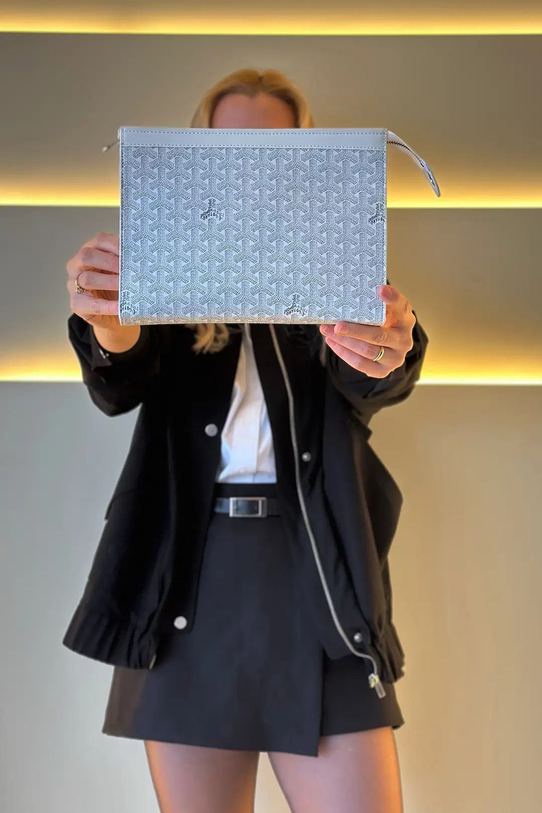 GYRD - Big Clutch Beyaz Çanta