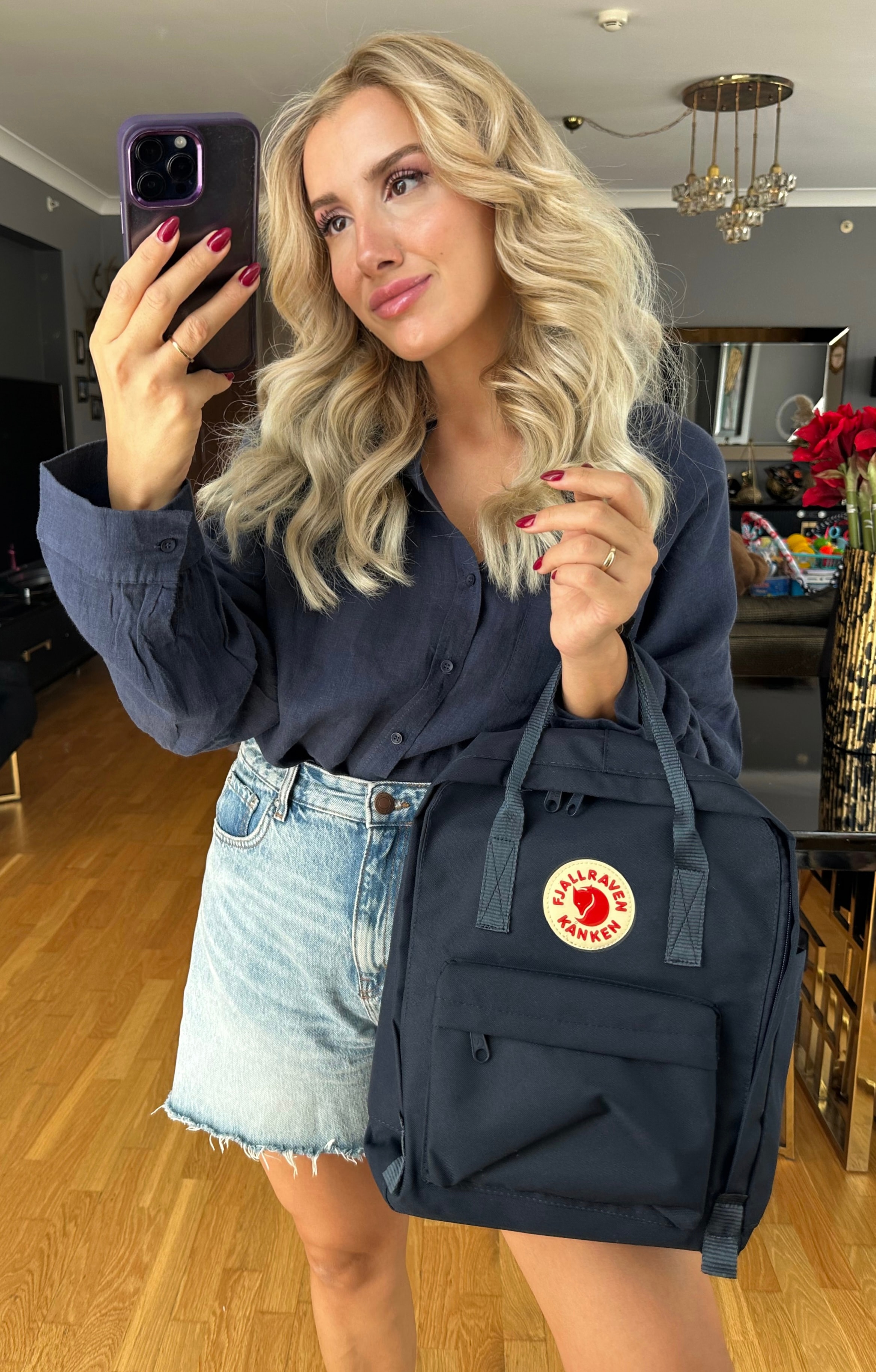 Fjallrav Kank - Sırt Çantası - Lacivert