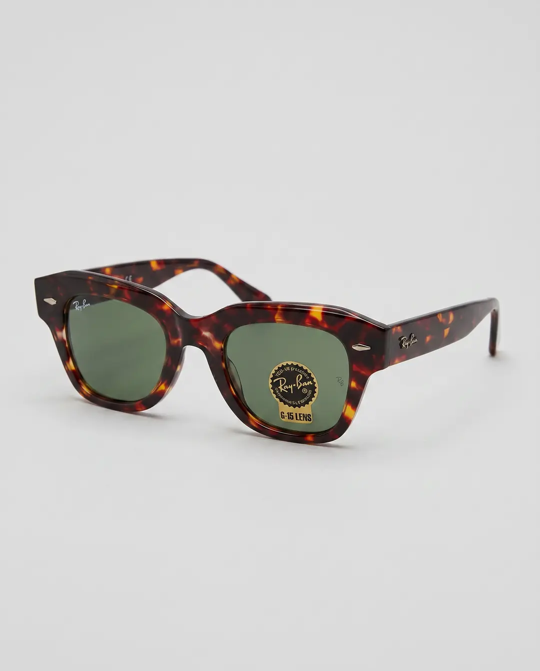 Rybn - Yeşil Cam Leopar Çerçeve Elmas Model İthal Unisex Gözlük