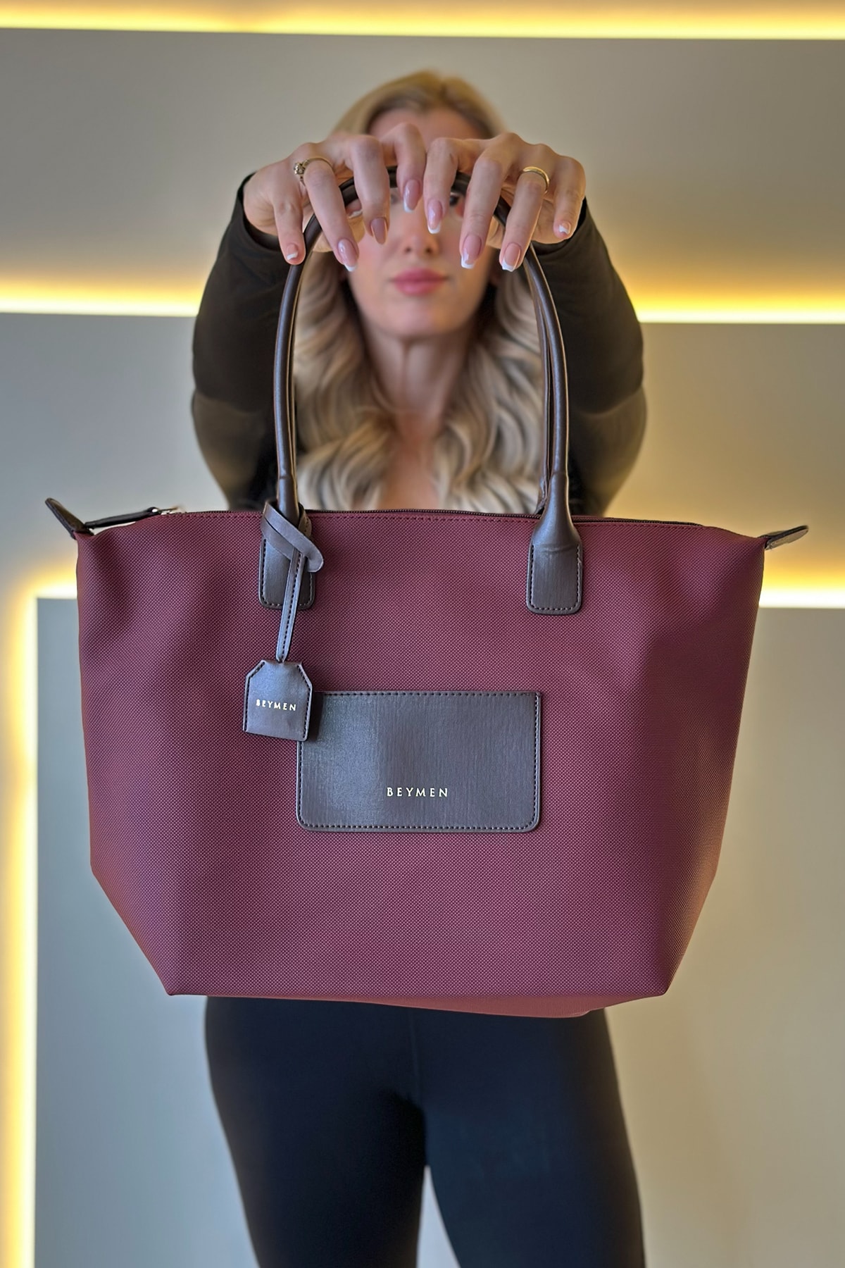BYMN - Ny Luxe Bordo Kahve Detay