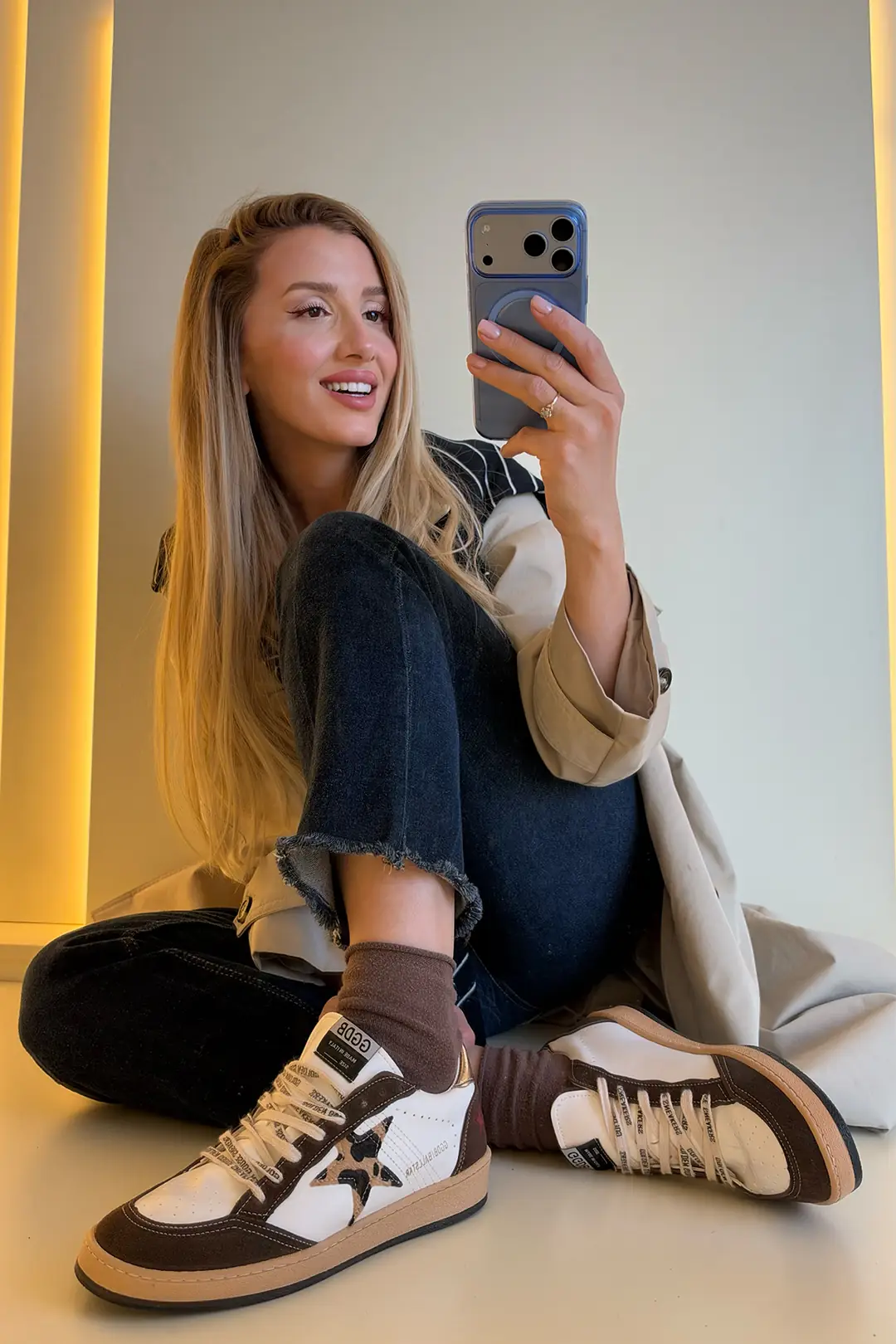 Gldn Gs - Sneakers Kahverengi