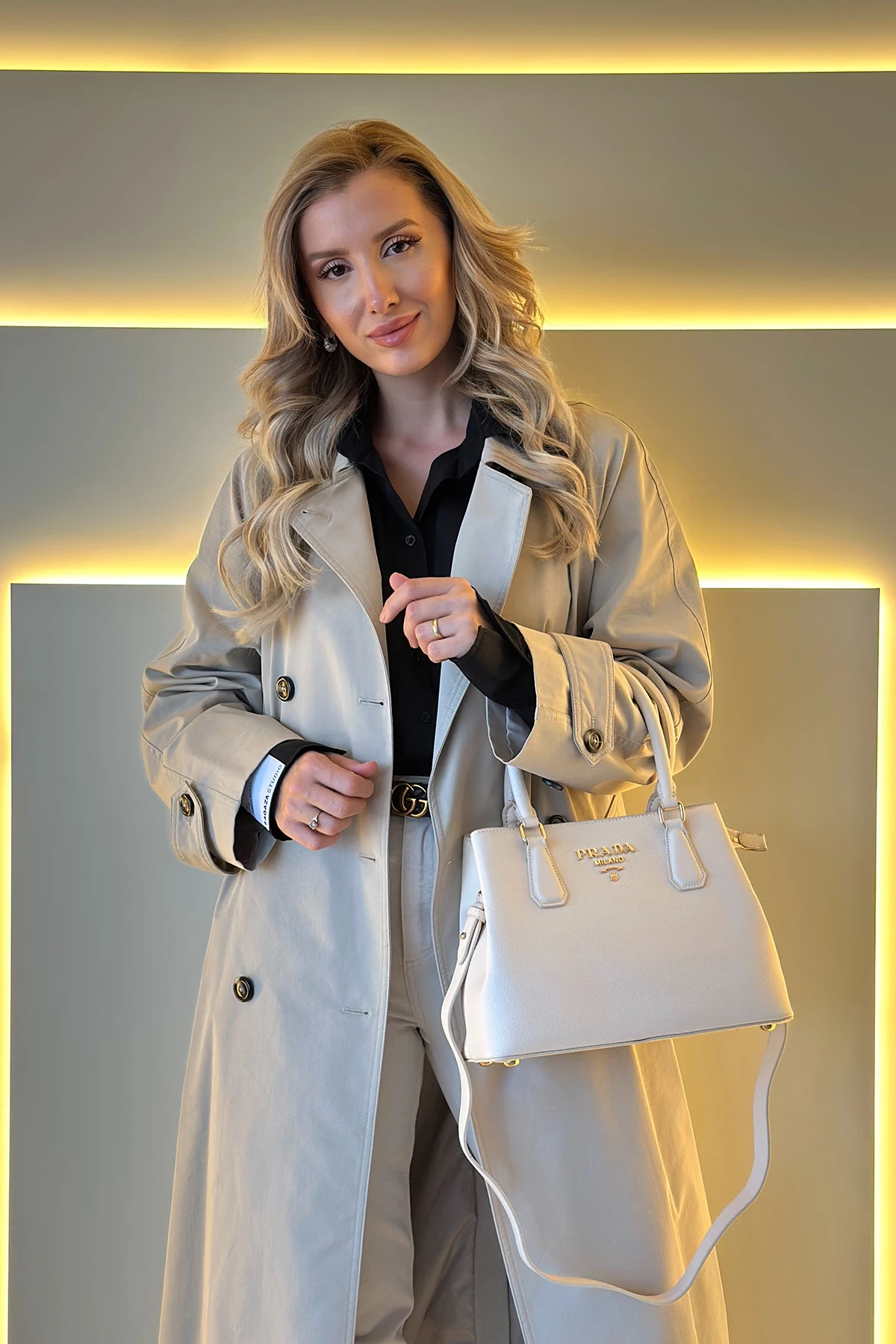 PRD - Milano Krem Çanta