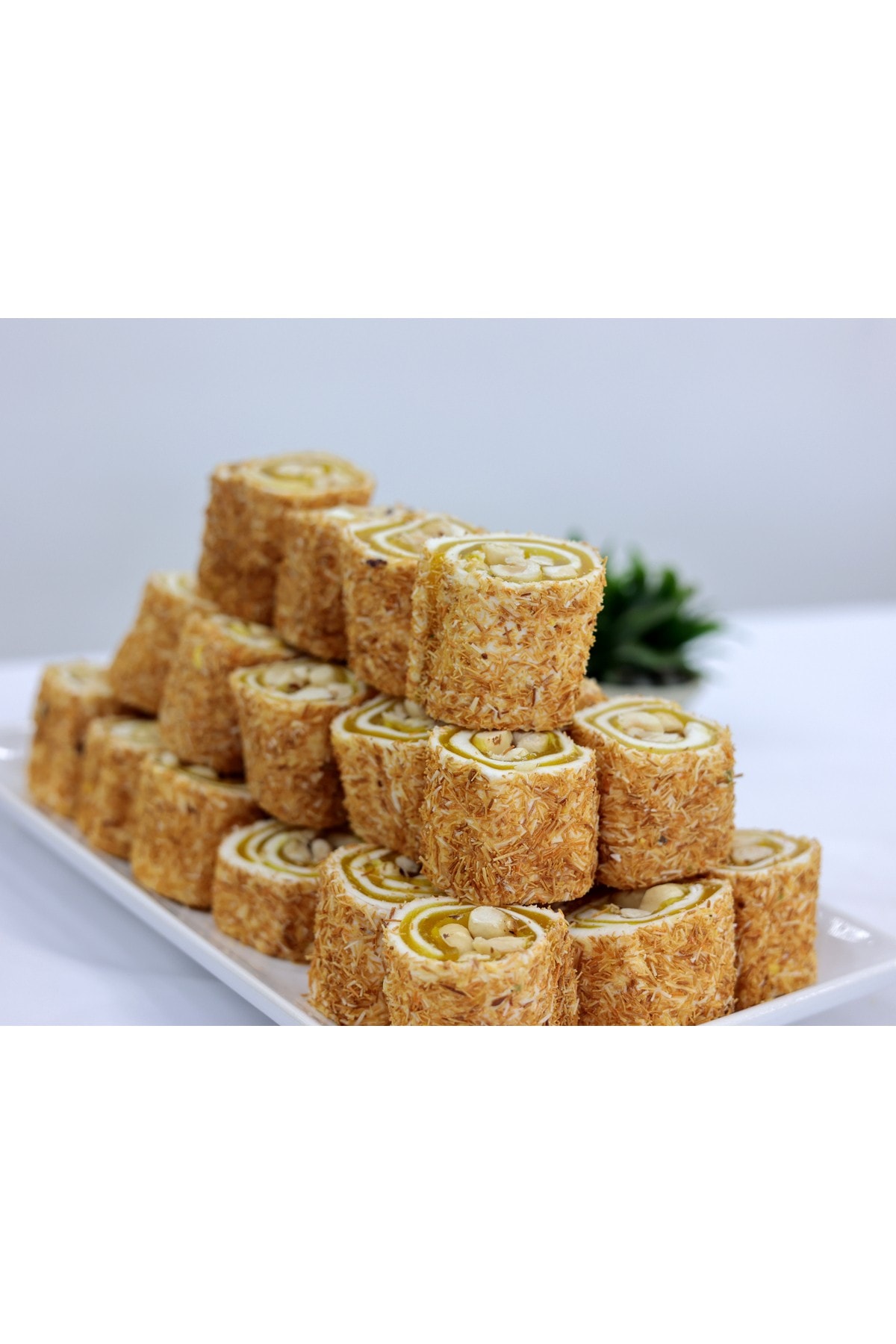 Kadayıflı Sarma Lokum 250 gr – İnce Kadayıf Kaplı Lokum