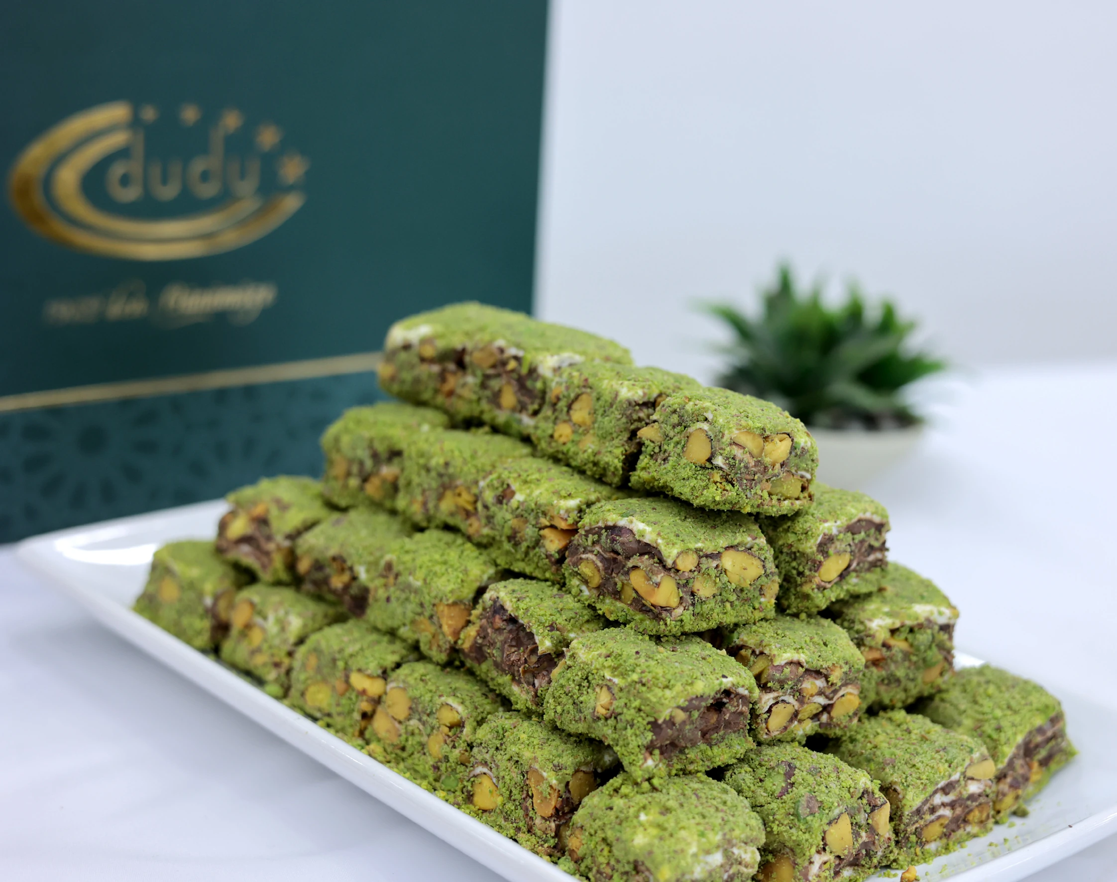 Baklava Lokum - Antep Fıstıklı - 1000Gr