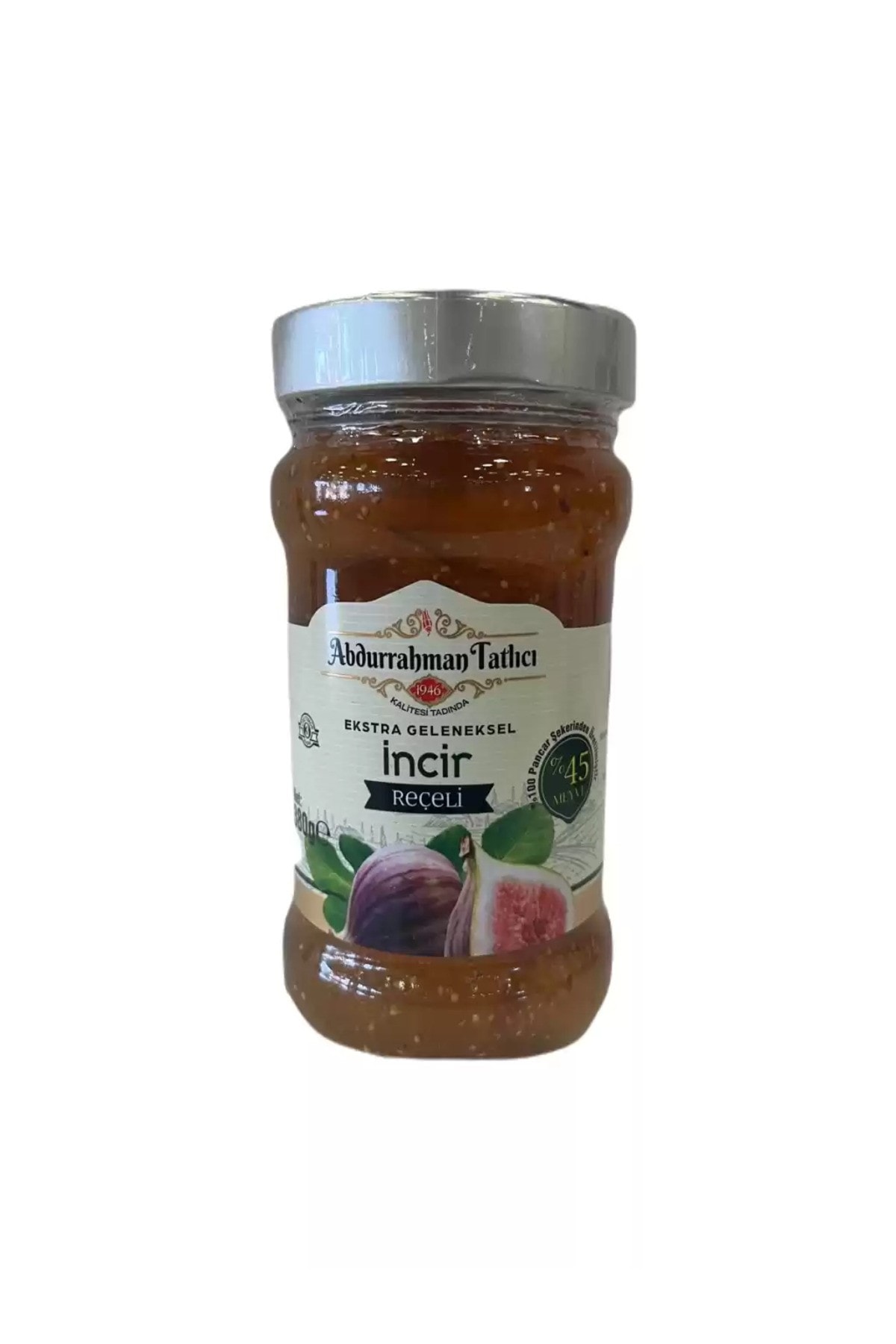 İncir Reçeli 380 Gr – %65 Meyve Oranı, Katkı Maddesi İçermez