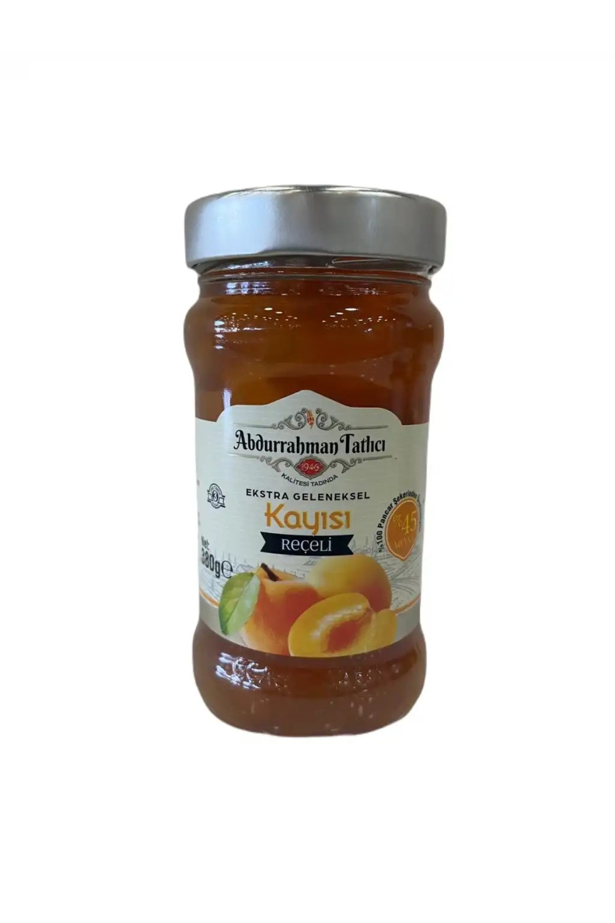 Kayısı Reçeli 380 Gr – %65 Meyve Oranı, Katkı Maddesi İçermez