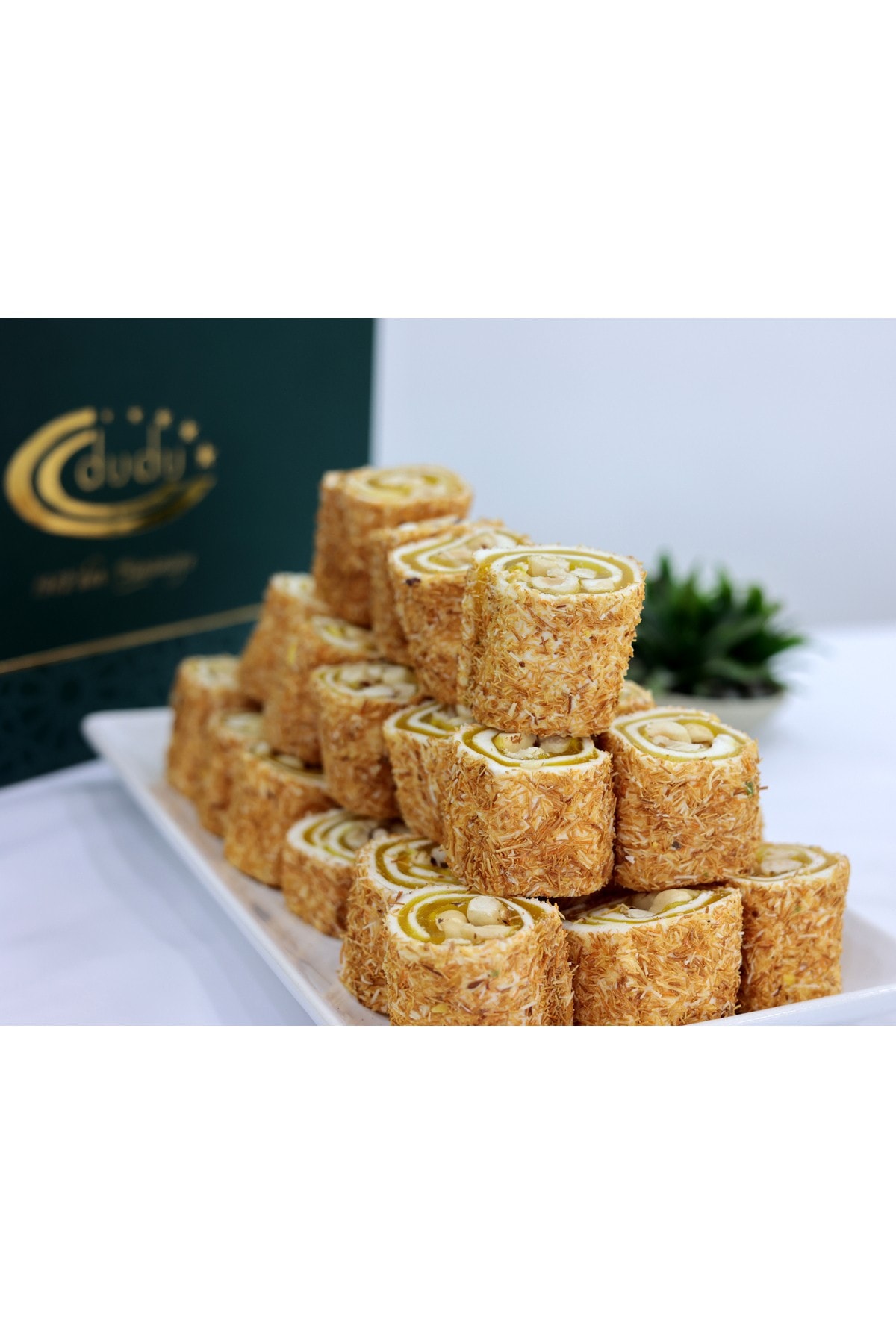 Kadayıflı Sarma Lokum 250 gr – İnce Kadayıf Kaplı Lokum