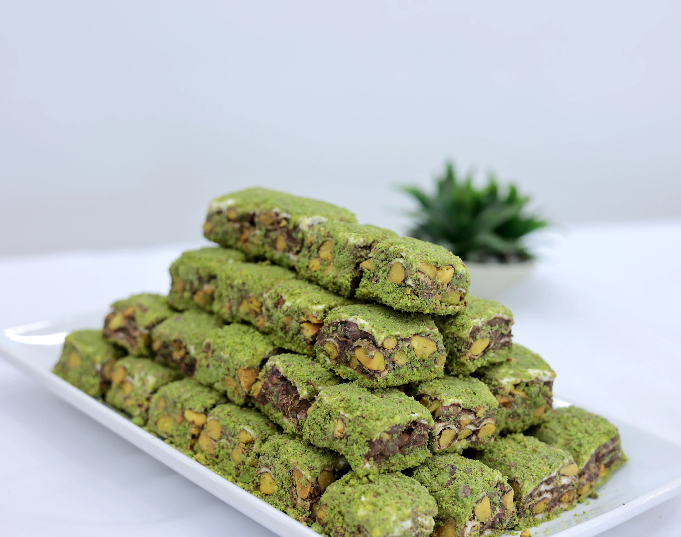 Baklava Lokum - Antep Fıstıklı - 500Gr