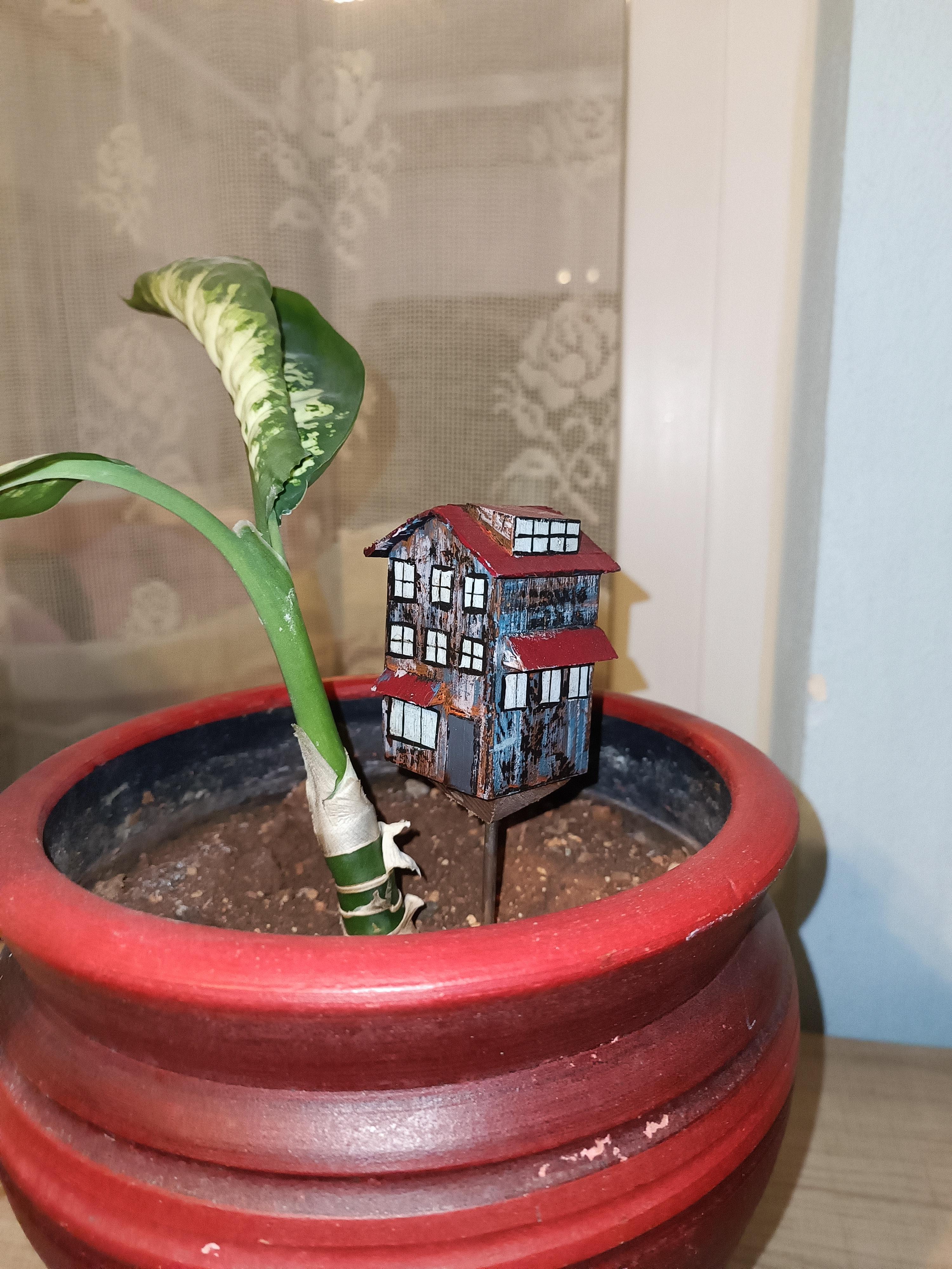 Ahşap Saksı Süsü 5,5-15cm