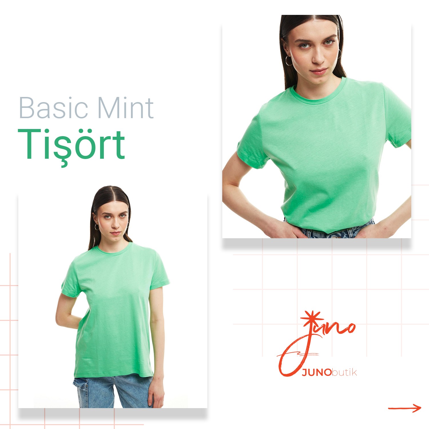 Basic Mint Tişört