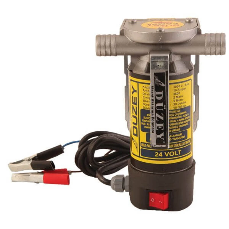 24 VOLT DIŞTAN ÇEKME MAZOT POMPASI 1"