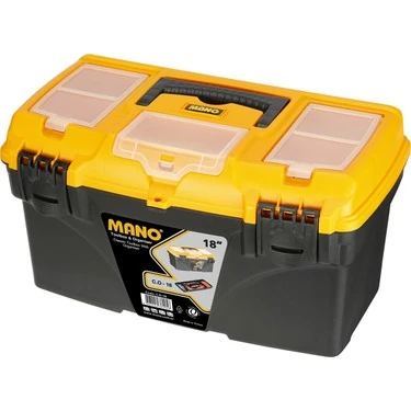 18" MANO ORGANİZERLİ PLASTİK TAKIM ÇANTASI C.O