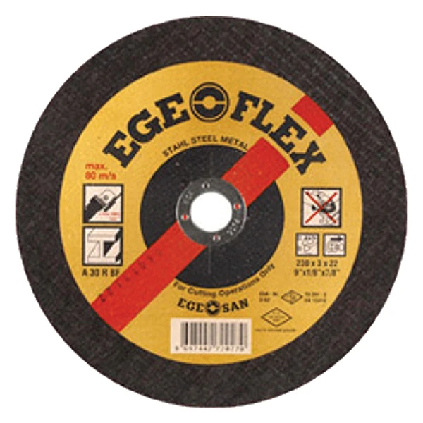 180*8.0*22 METAL KESİCİ FLEX TAŞI EGESAN