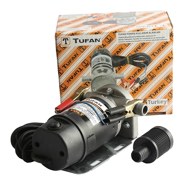 24 VOLT DIŞTAN ÇEKME MAZOT POMPASI 3/4