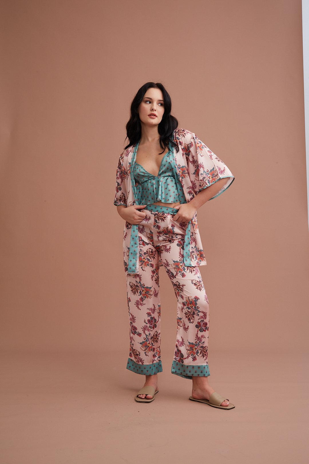Bouquet De Fleurs Pijama Takımı 