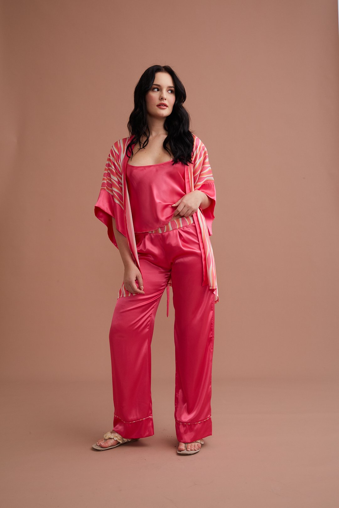 Pink Lady Üçlü Pijama Takımı