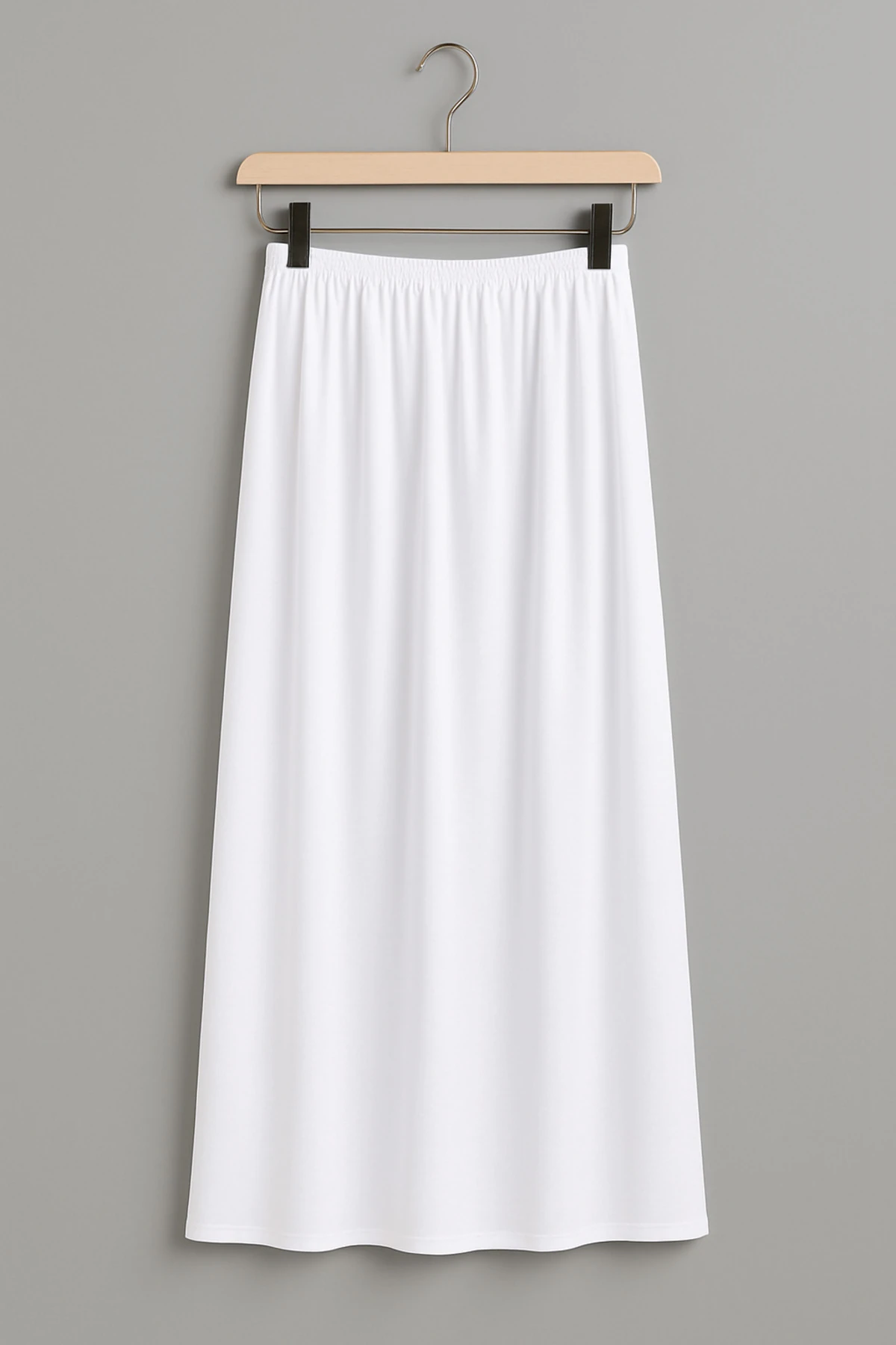 3 Adet Uzun Etek Astarı, Jupon Etek Astarı, İçlik Etek Astarı, Etek Altı Astarış, Kombinezon - beyaz