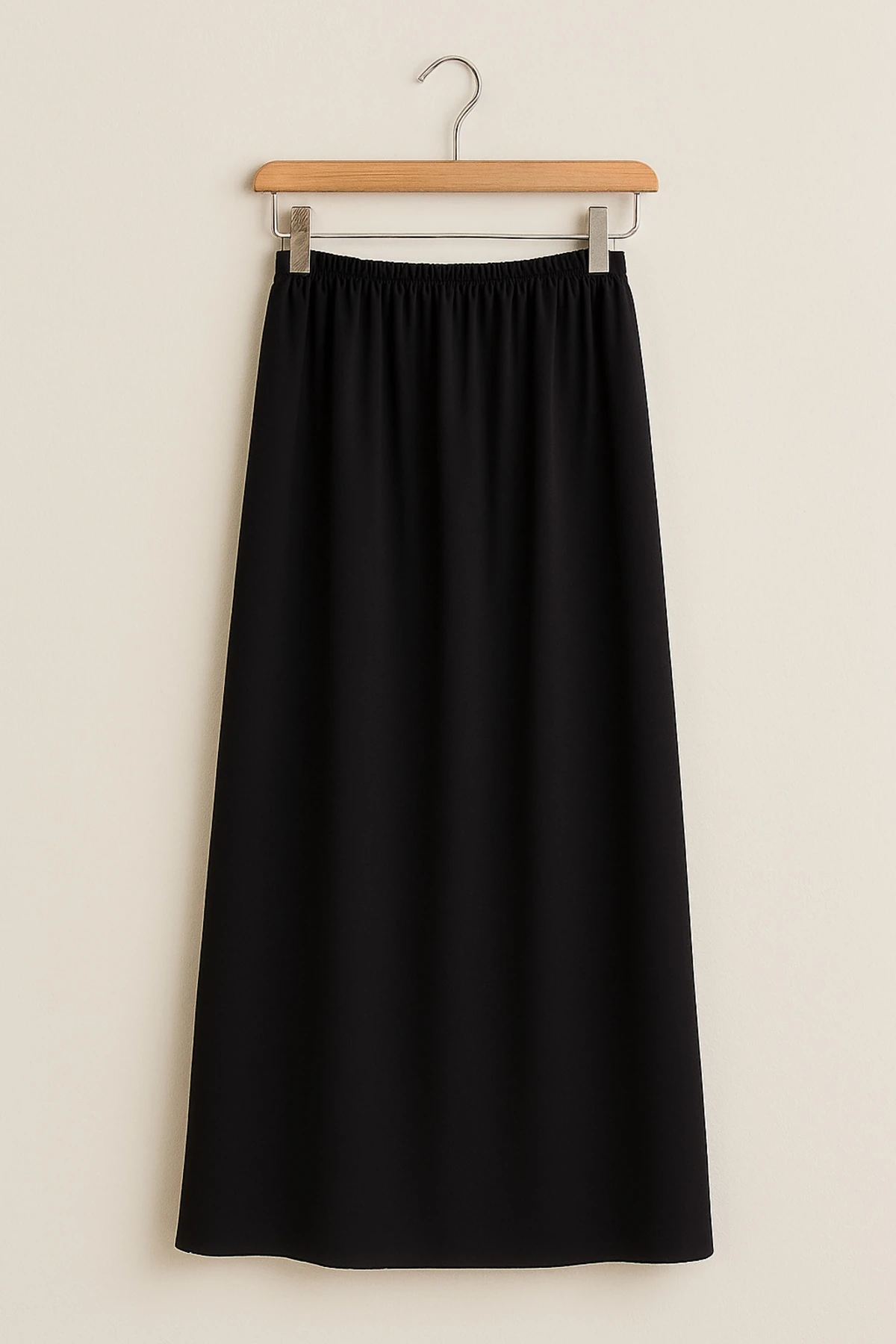 3 Adet Uzun Etek Astarı, Jupon Etek Astarı, İçlik Etek Astarı, Etek Altı Astarış, Kombinezon - siyah