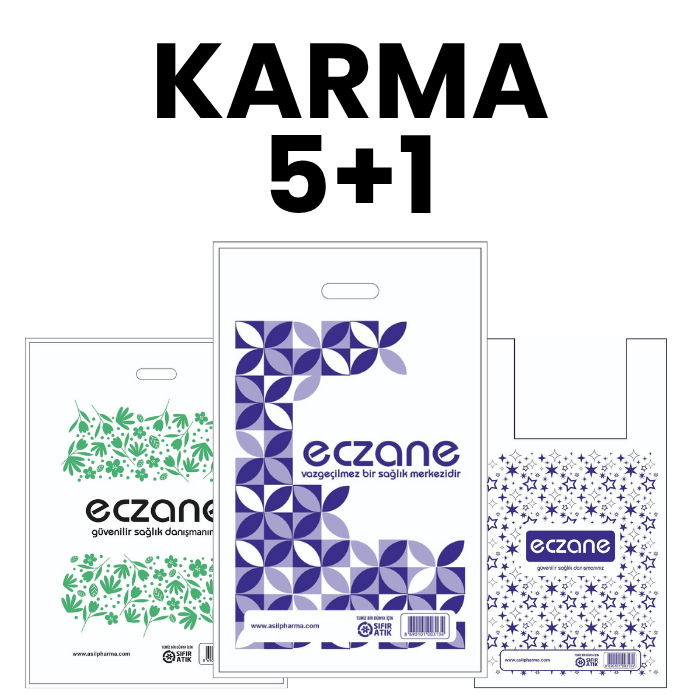 Karma 5+1 Poşet Kampanyası ( Dilediğiniz Toplamda 6 Ebatı Notlar Kısmına Yazabilirsiniz )