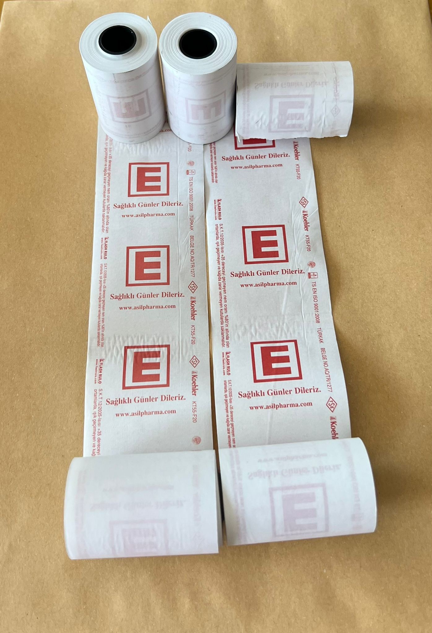 Eczane Pos Rulosu 56 mm X 16 mm 55gr/m² 