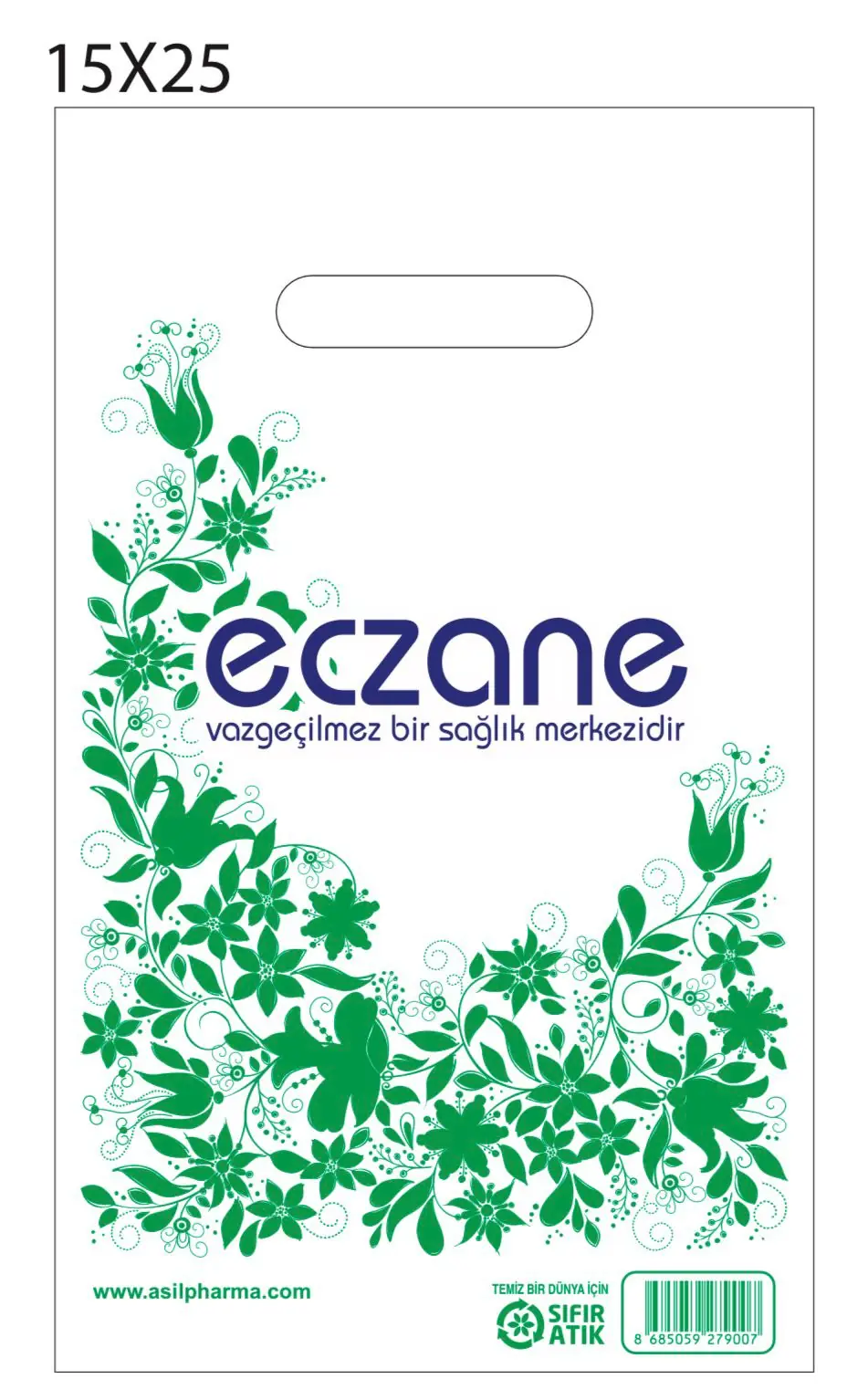 BİO MİNİ ECZANE POŞETİ (15X25) - 3000 ADET