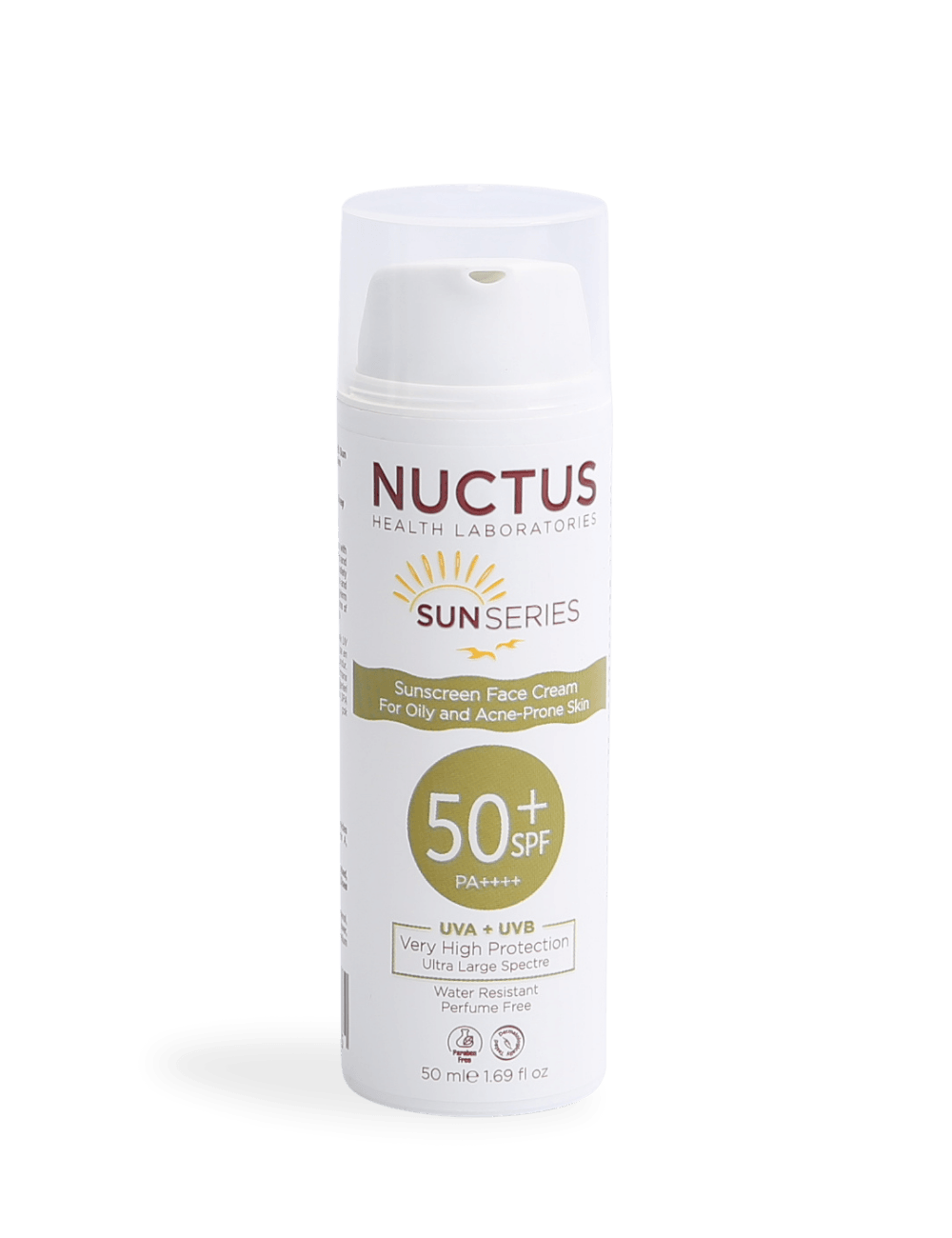 Nuctus Yağlı Ciltler İçin Güneş Kremi 50 ml