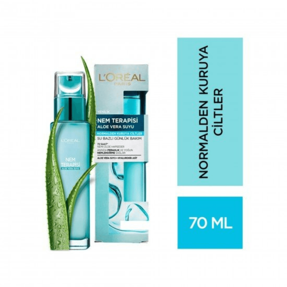 Loreal Paris Nem Terapisi Aloe Vera Suyu Normalden Kuruya Ciltler 70 Ml