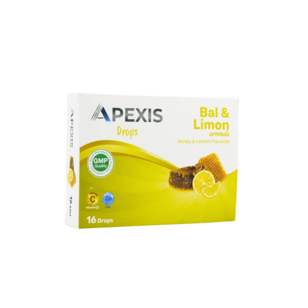 Apexis Drops Bal Limon Aromalı 16 Adet