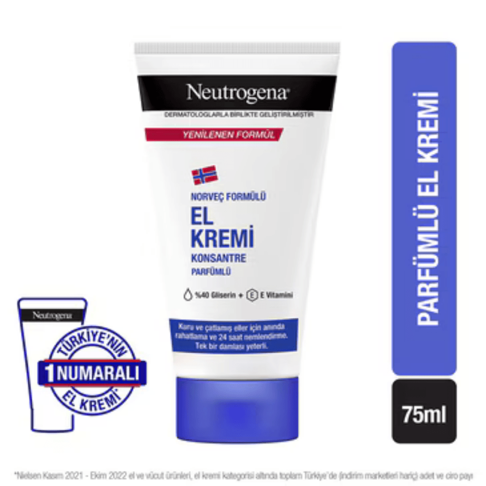 Neutrogena Norveç Formülü Parfümlü El Kremi 75 ml 