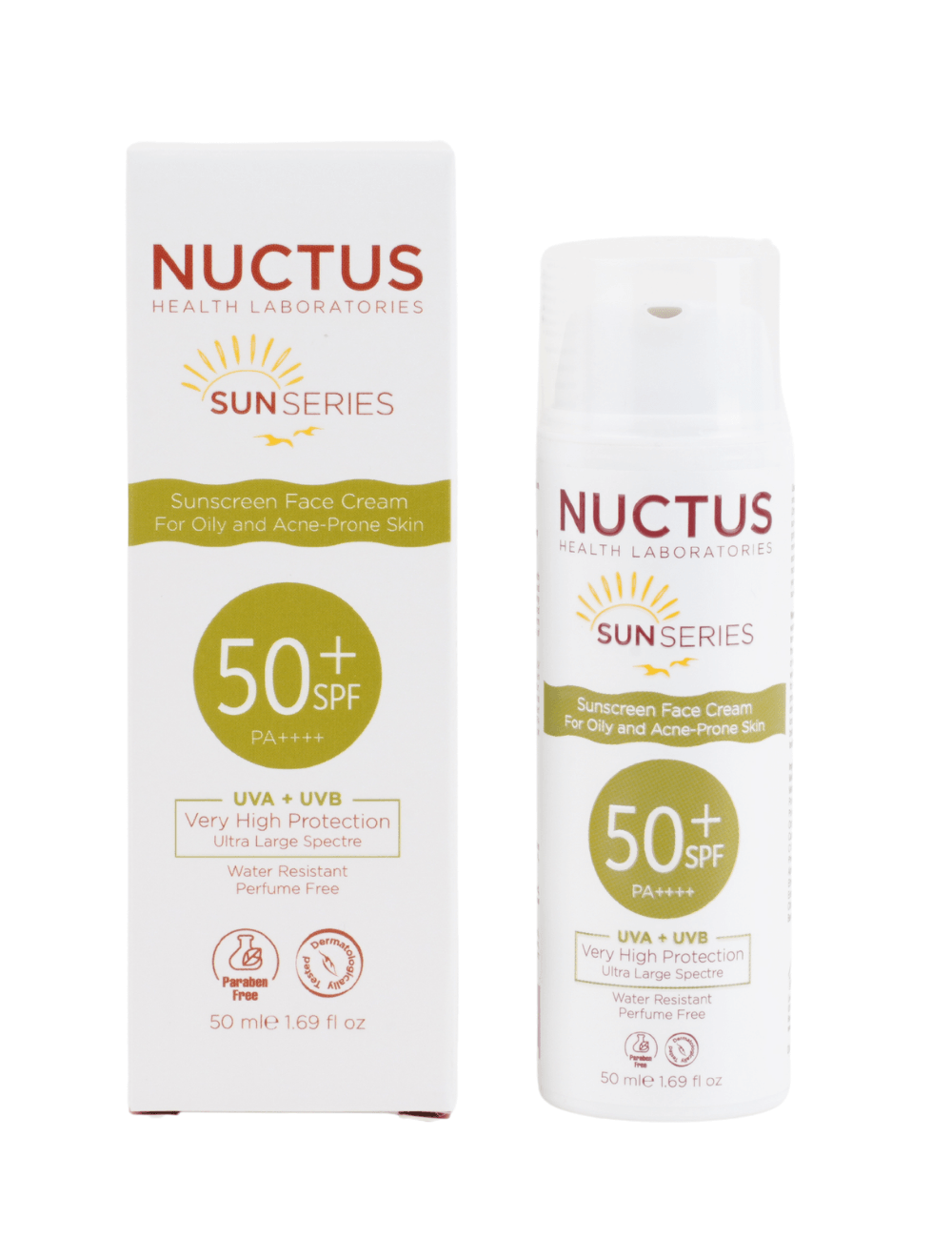 Nuctus Yağlı Ciltler İçin Güneş Kremi 50 ml