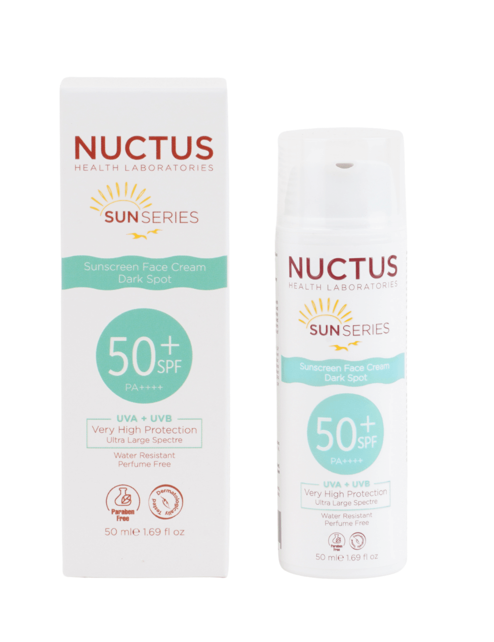 Nuctus Güneş Koruyucu Krem Lekeli Ciltler Için 50 ml