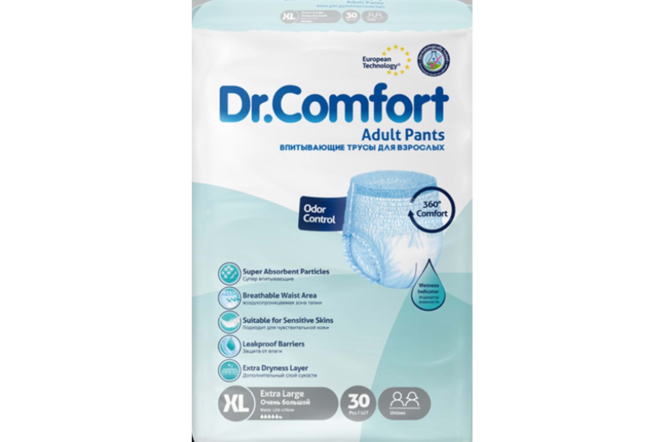 Dr. Comfort Emici Külot Bez xLarge 30'lu