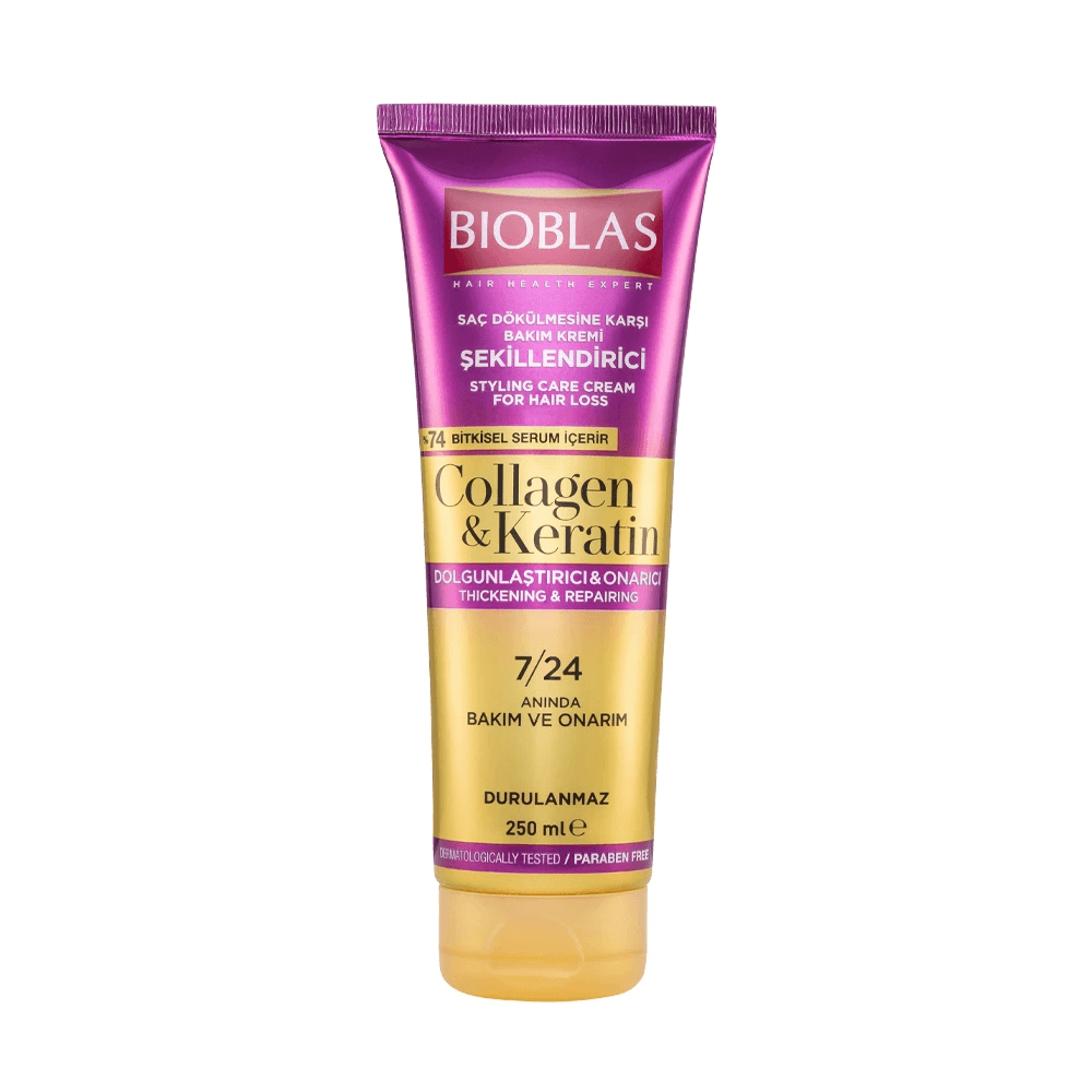 Bioblas Saç Bakım Kremi Collagen Keratin Saç Dökülmesine Karşı Etkili 200 ml