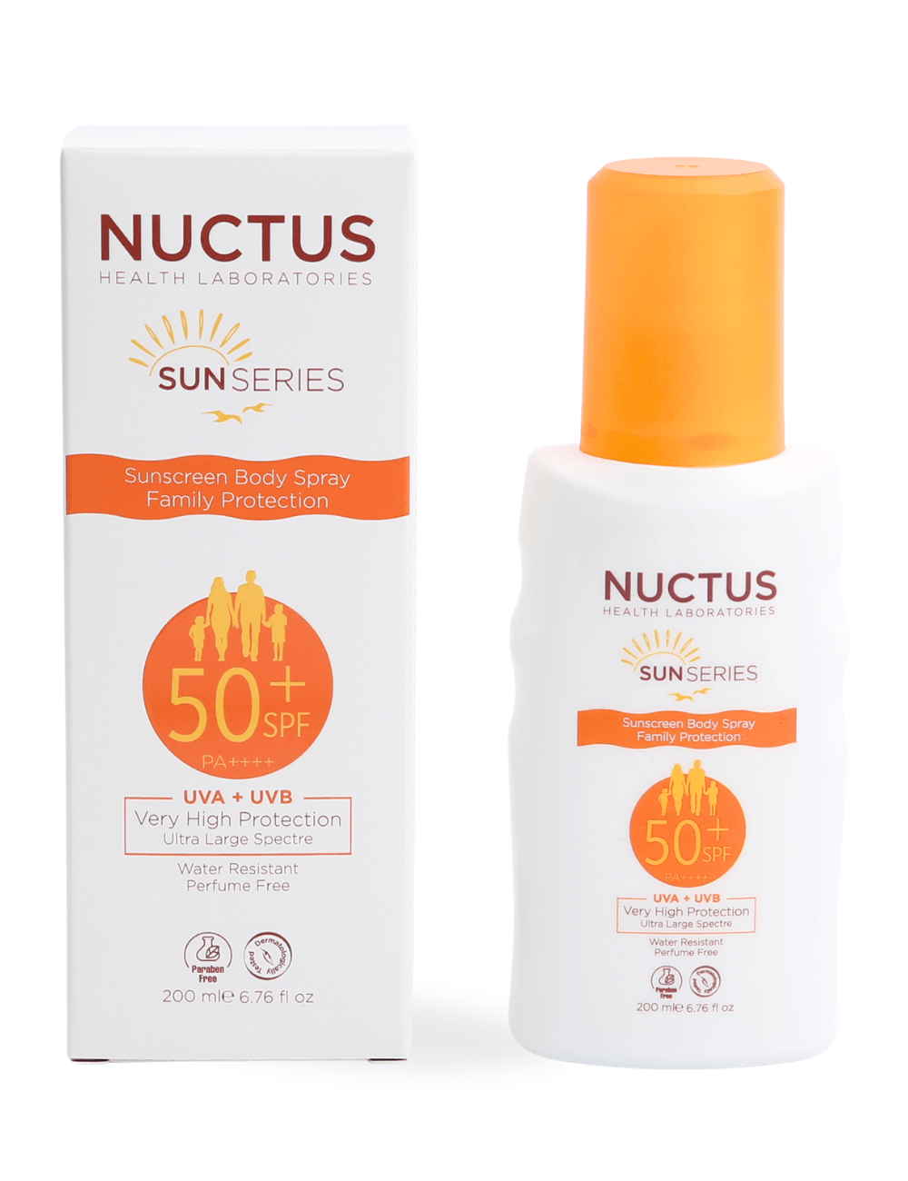 Nuctus Sprey Güneş Kremi Aile Boyu 200 ml