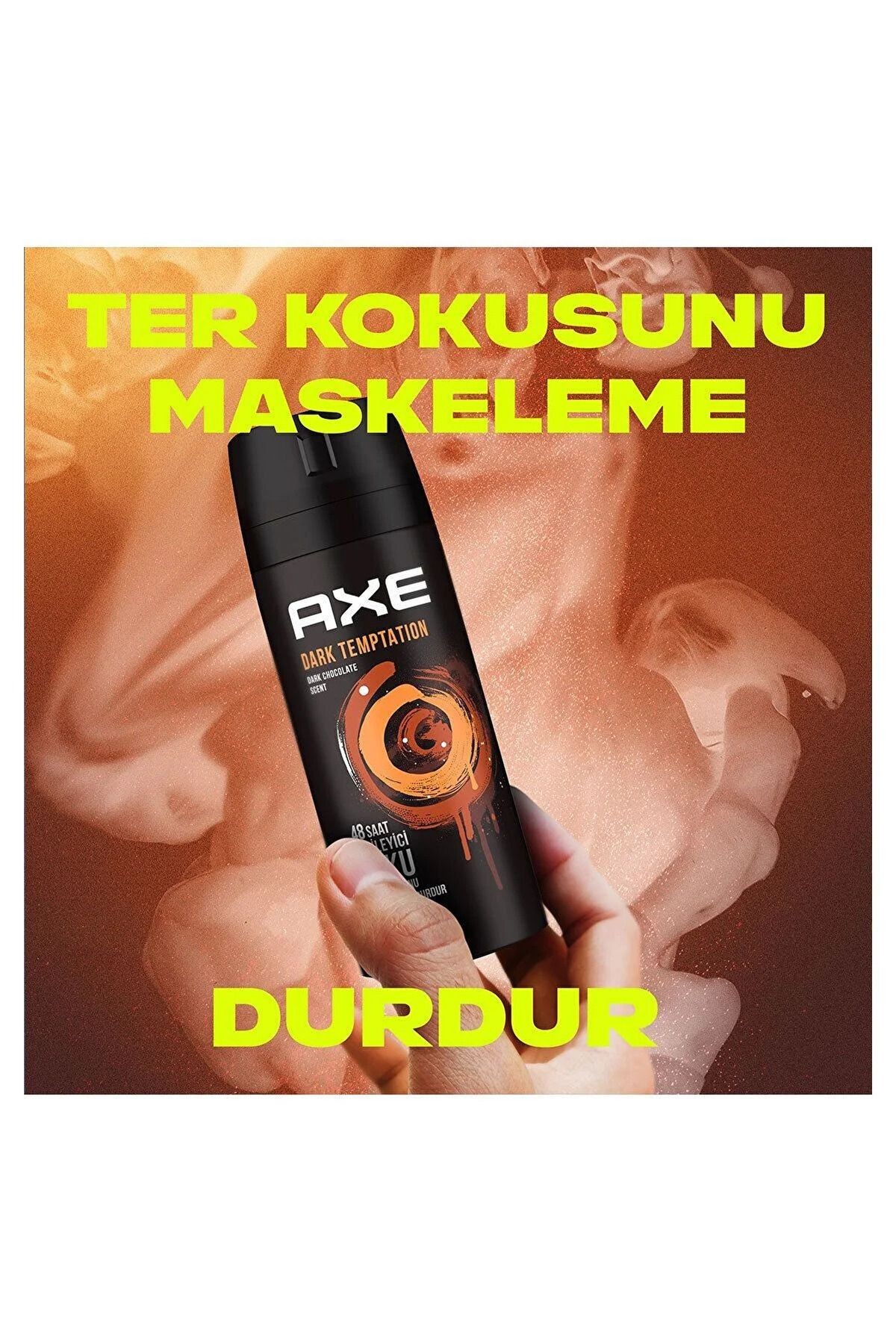 Erkek Deodorant & Bodyspray Dark Temptation 48 Saat Etkileyici Koku Vücut Spreyi 150 ml * 3 ADET