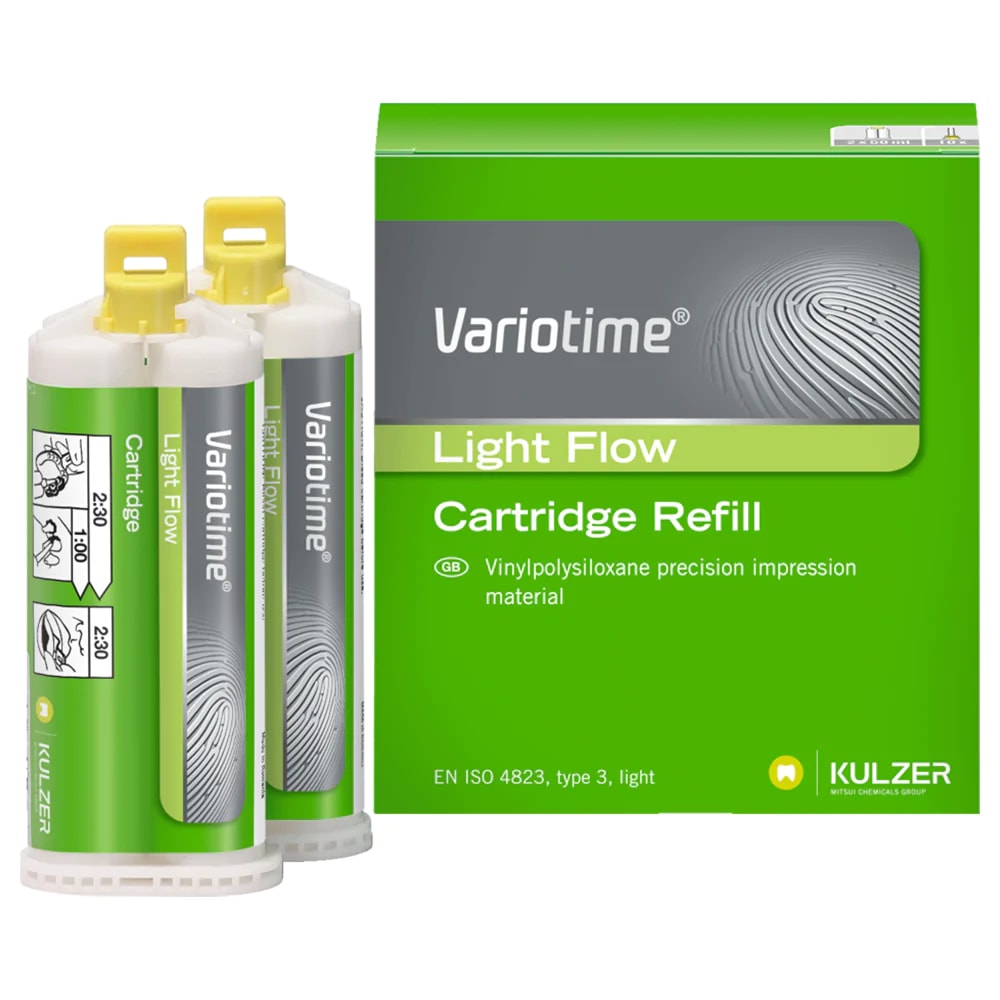 KULZER Variotime Light Flow A Tipi Silikon 2. Ölçü Refill 2 x 50 ml