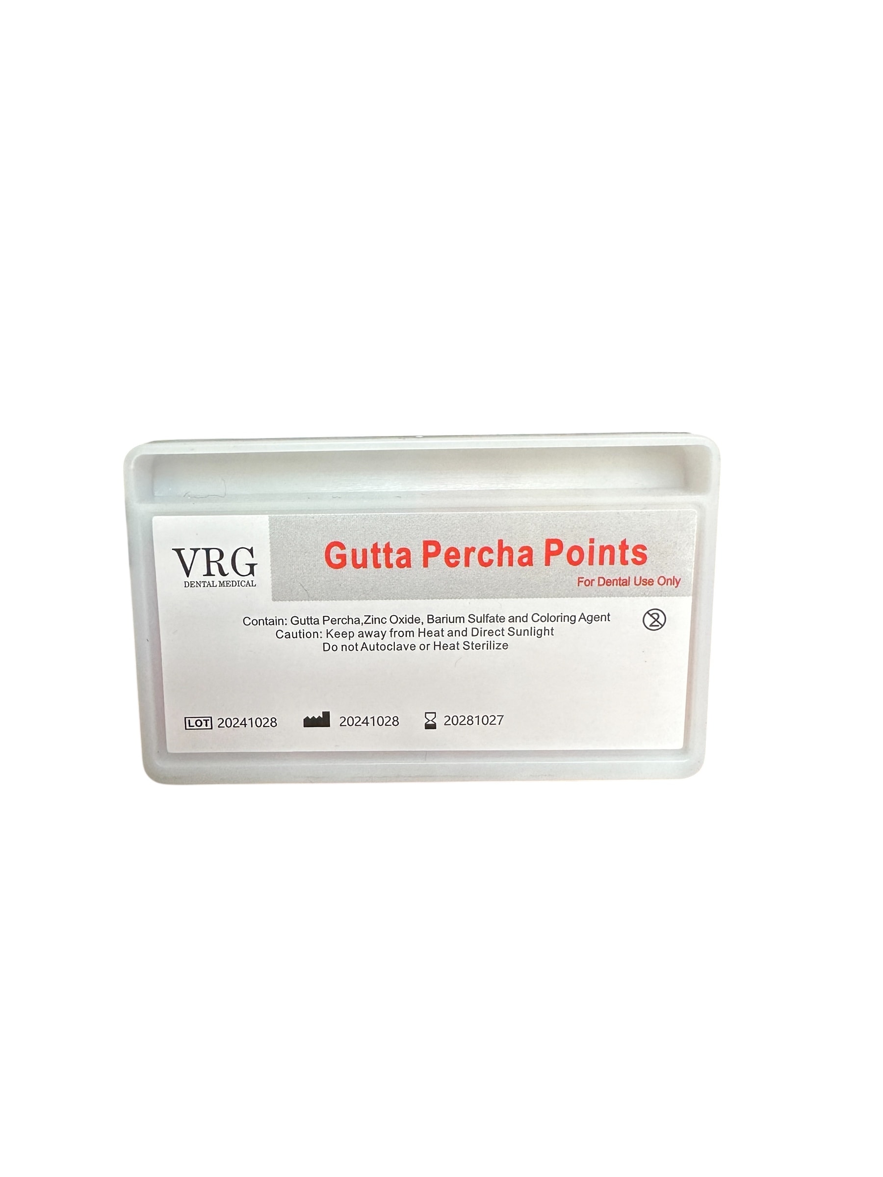 VRG Gutta Percha Points 0.2 0.4 0.6