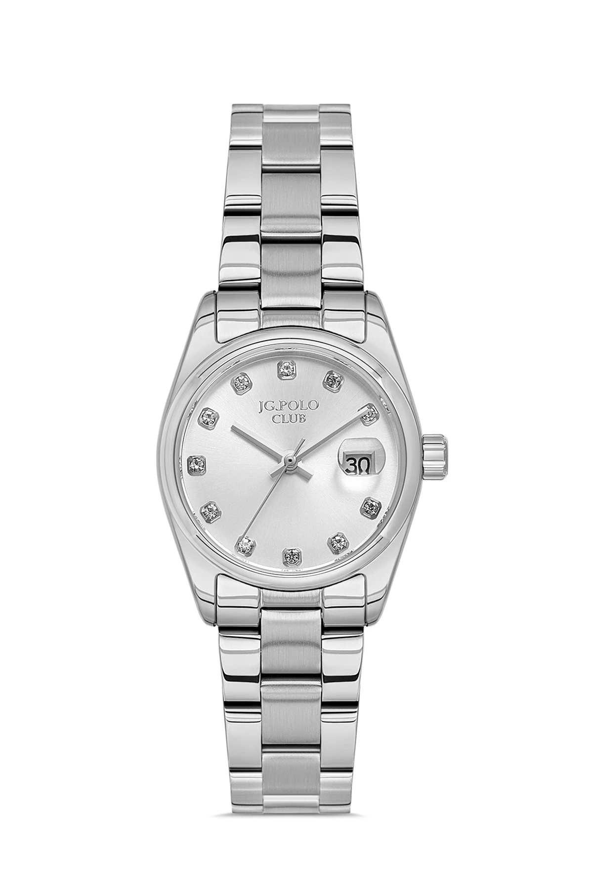 JPC.015846M JG POLO CLUB Kadın Kol Saati - gümüş-beyaz