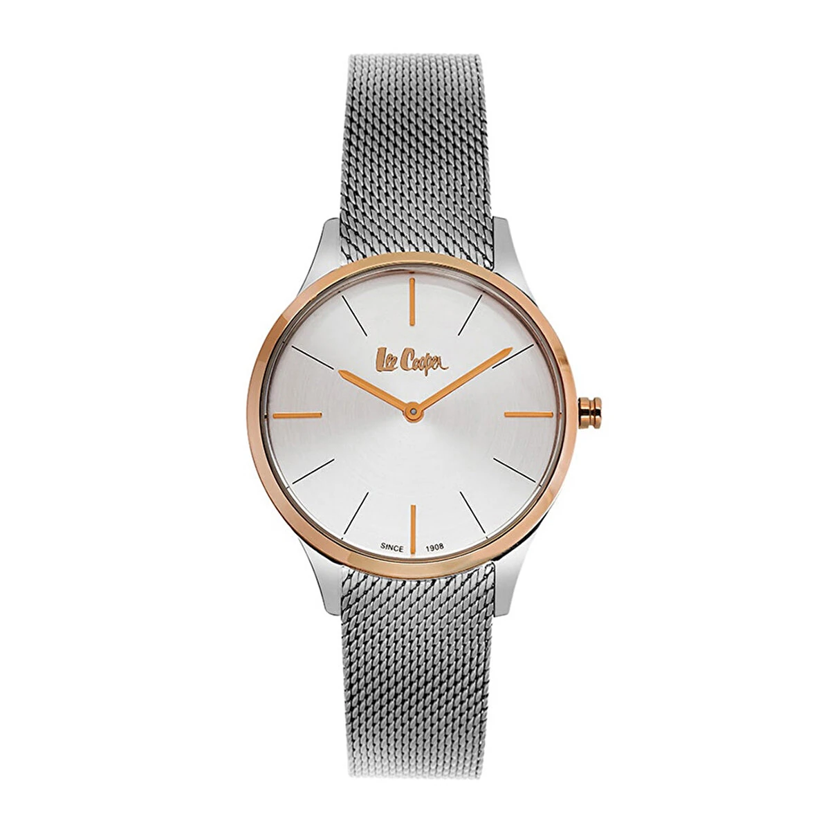 LC06910 Lee Cooper Kadın Kol saati - gümüş hasır-rose