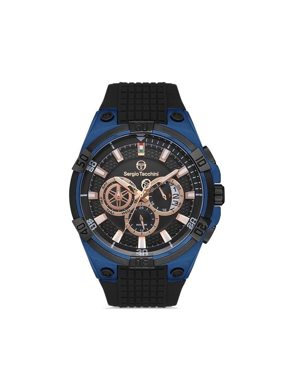 ST.1.10253 Sergio Tacchini Erkek Kol Saati - Lacivert Siyah - Siyah