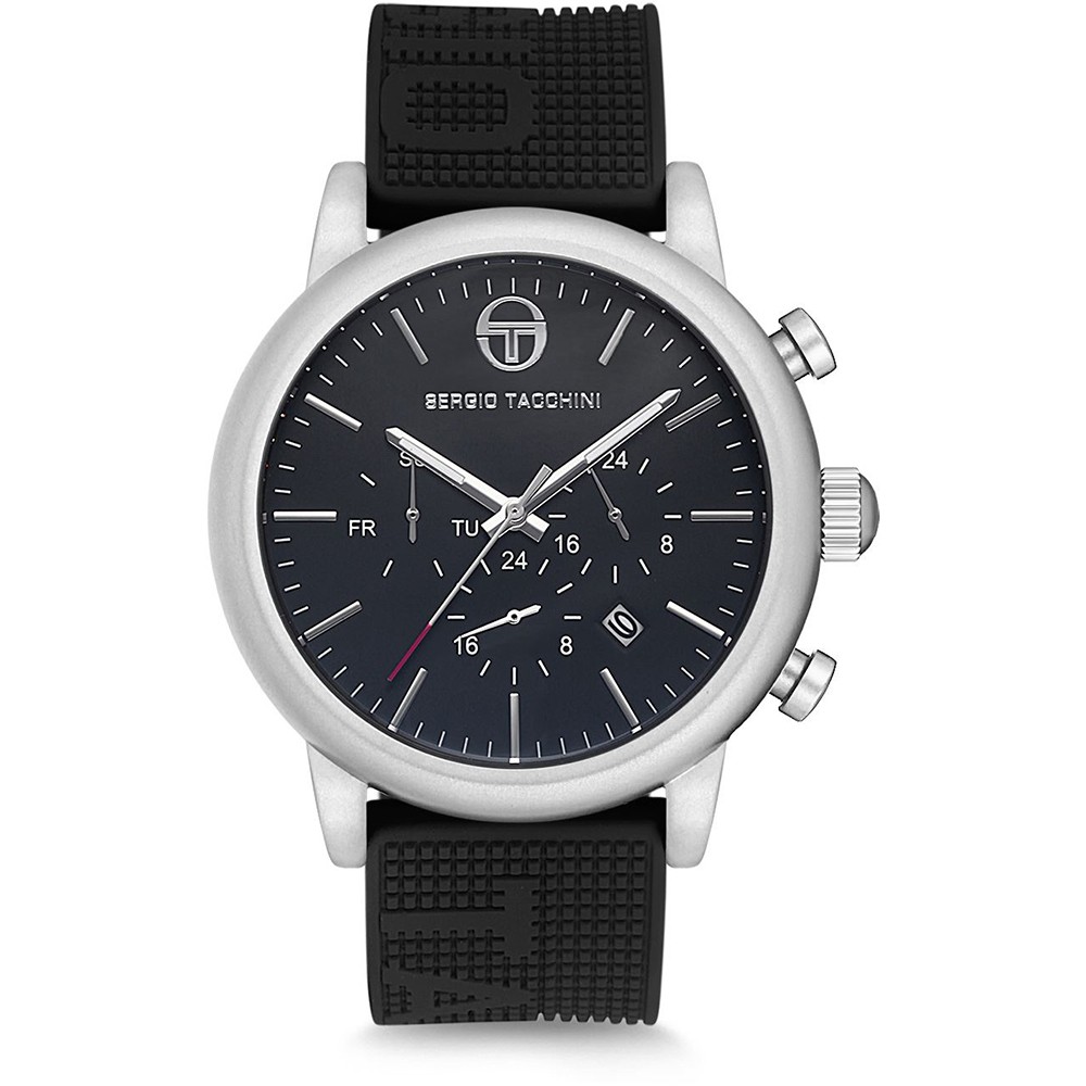 ST.5.167 Sergio Tacchini Erkek Kol Saati - Mat Gümüş - Siyah