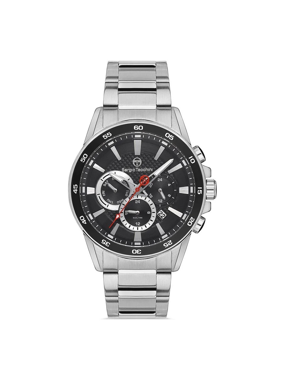ST.1.10309 Sergio Tacchini Erkek Kol Saati - Gümüş - Siyah