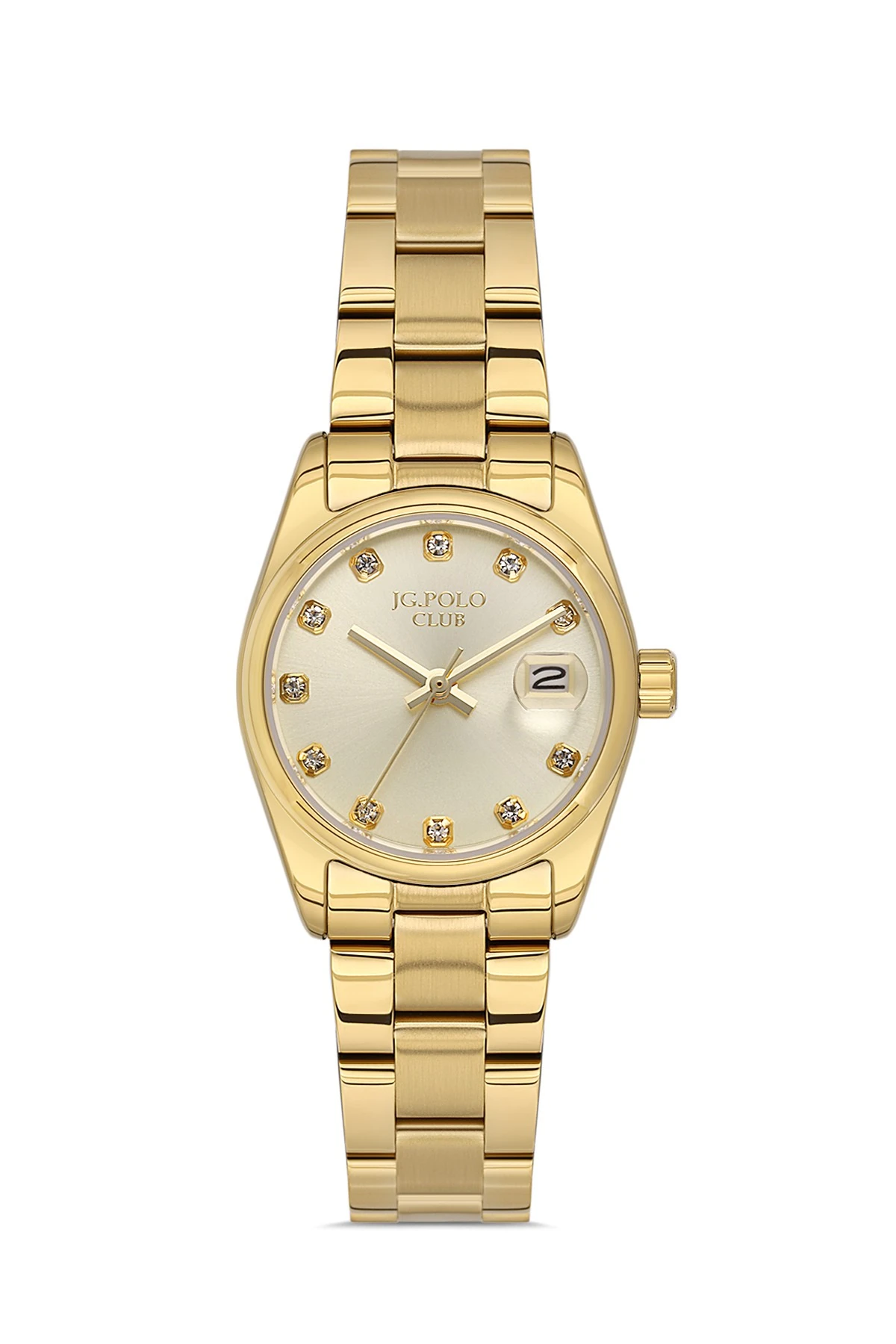 JPC.015846M JG POLO CLUB Kadın Kol Saati - altın-sarı
