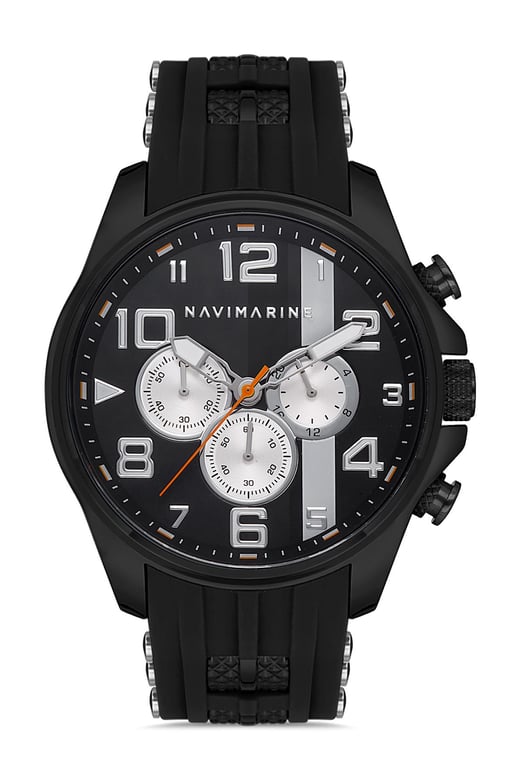 NT0005 Navimarine Erkek Kol Saati - siyah-siyah
